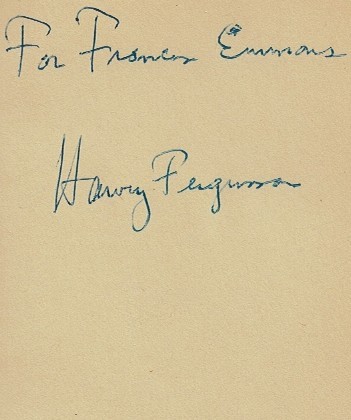 GRANT OF FREEDOM by Fergusson, Harvey. 1950 inscribed 1st edition, DJ.