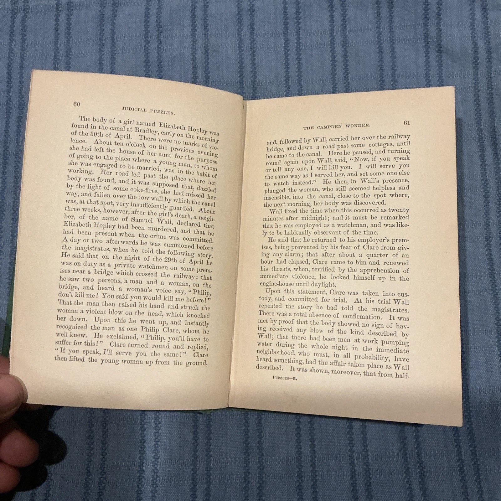 LEGAL RECREATIONS,1876, JUDICIAL PUZZLES From STATE TRIALS,John PAGET