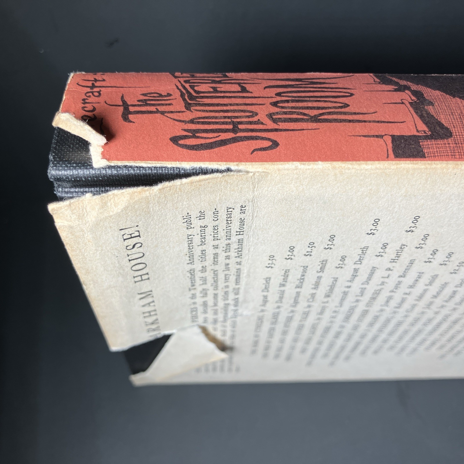 1959 The Shuttered Room H P Lovecraft Arkham First Edition