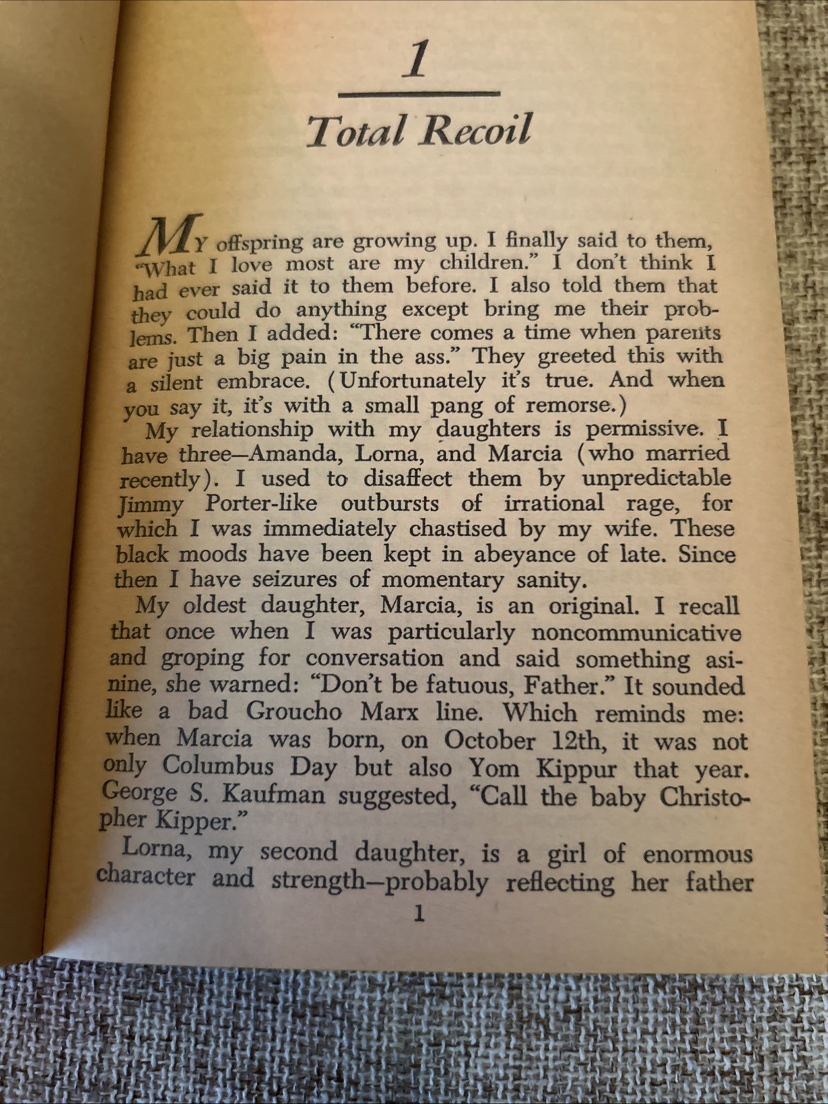 The Memoirs of an Amnesiac Paperback Autobiography Oscar Levant 1966 Bantam, VGC