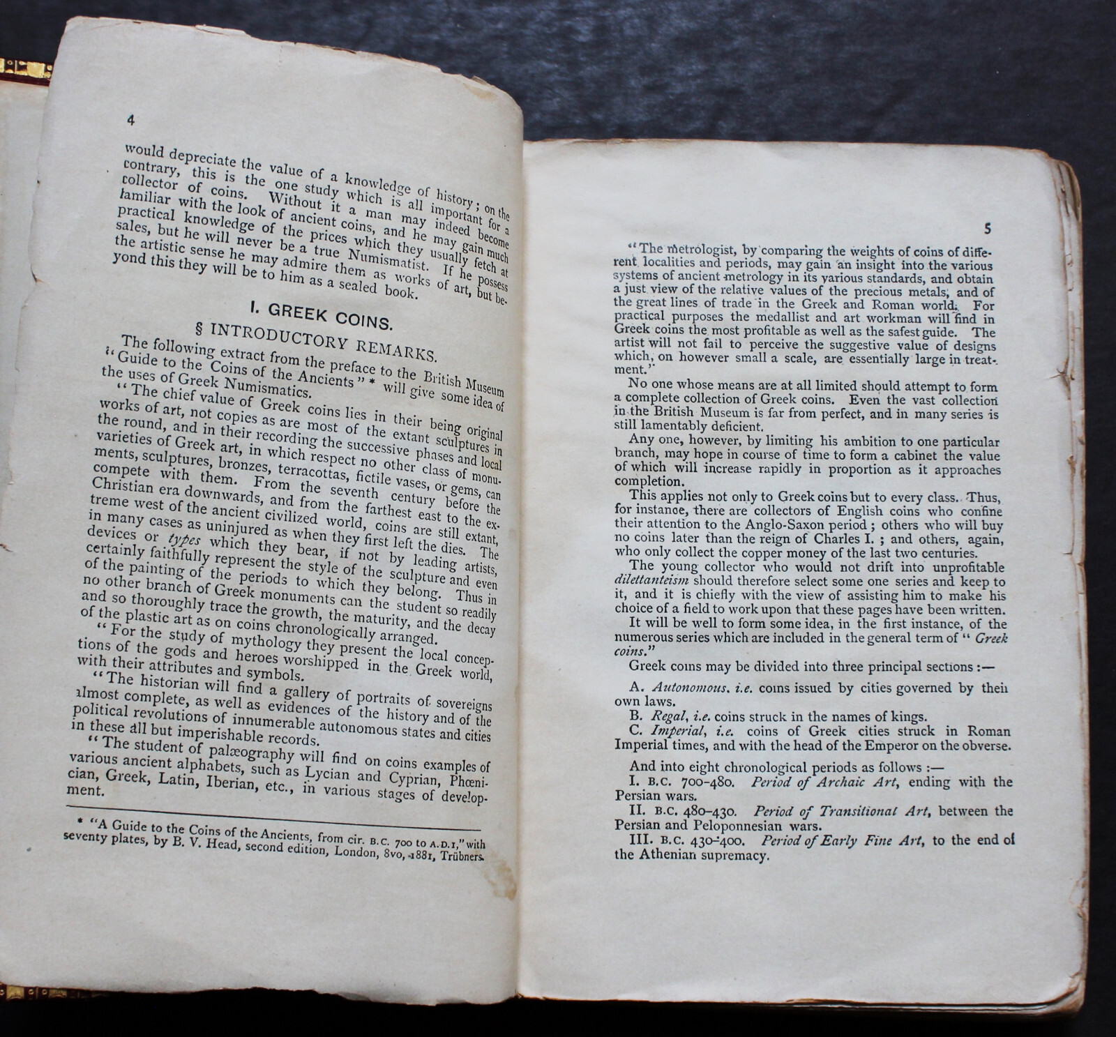 Rare Antique Old Custom Book Numismatic Manual 1902 Housed In Women Of England