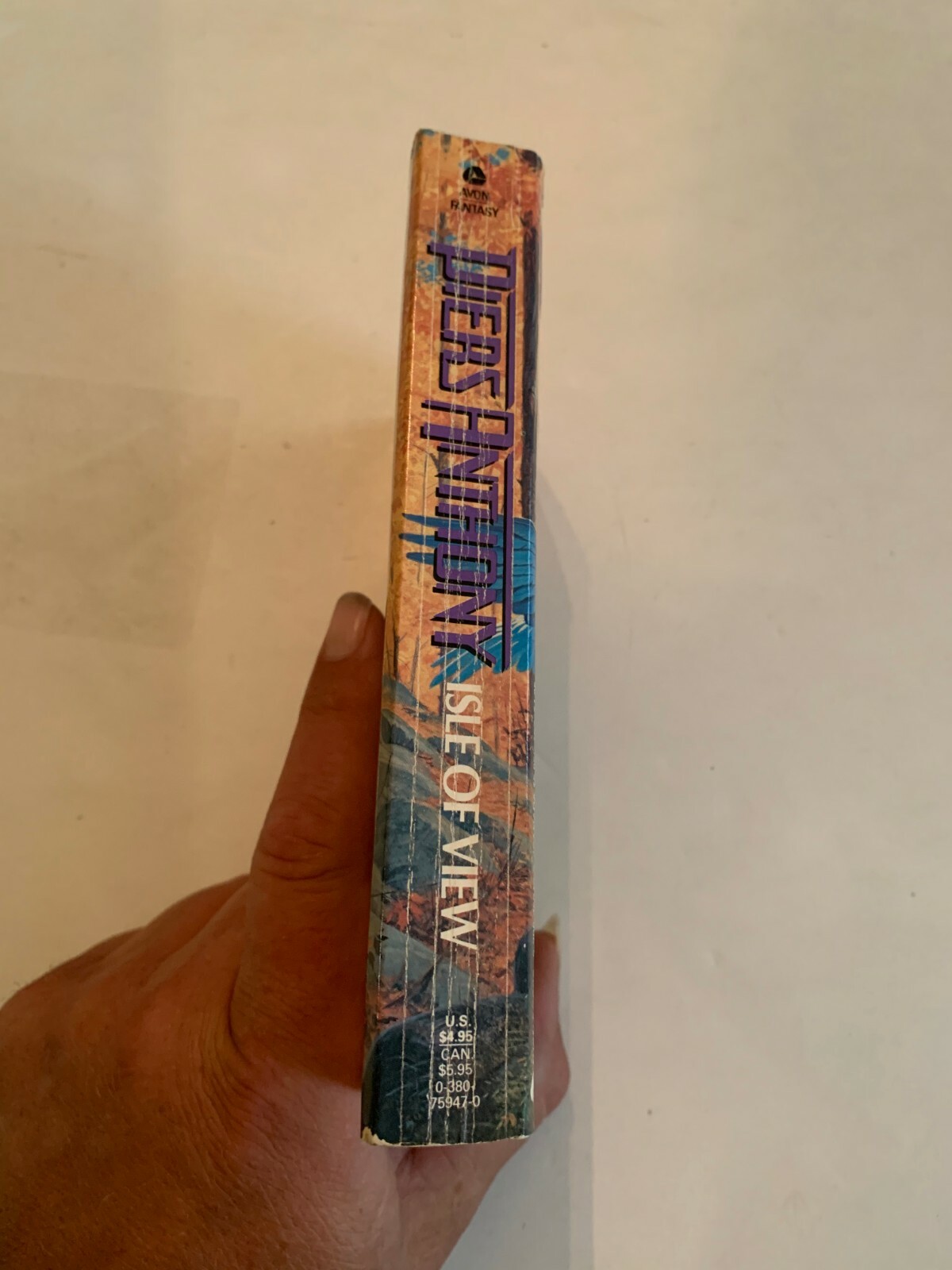 1990 Isle Of View by Piers Anthony Avon Paperback