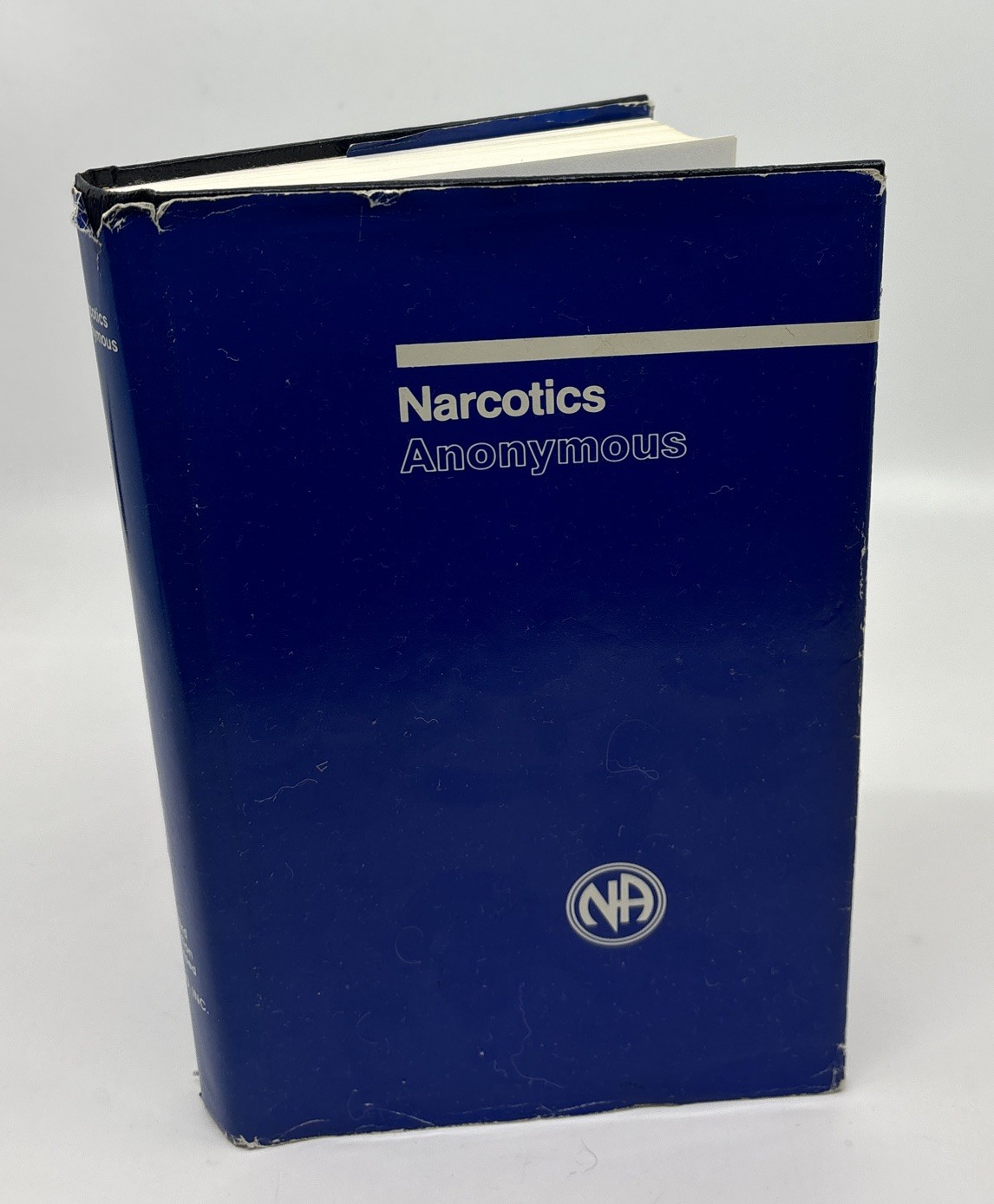 Narcotics Anonymous Basic Text Book 3rd Ed Revised 1st Print 1986 NF HC/DJ
