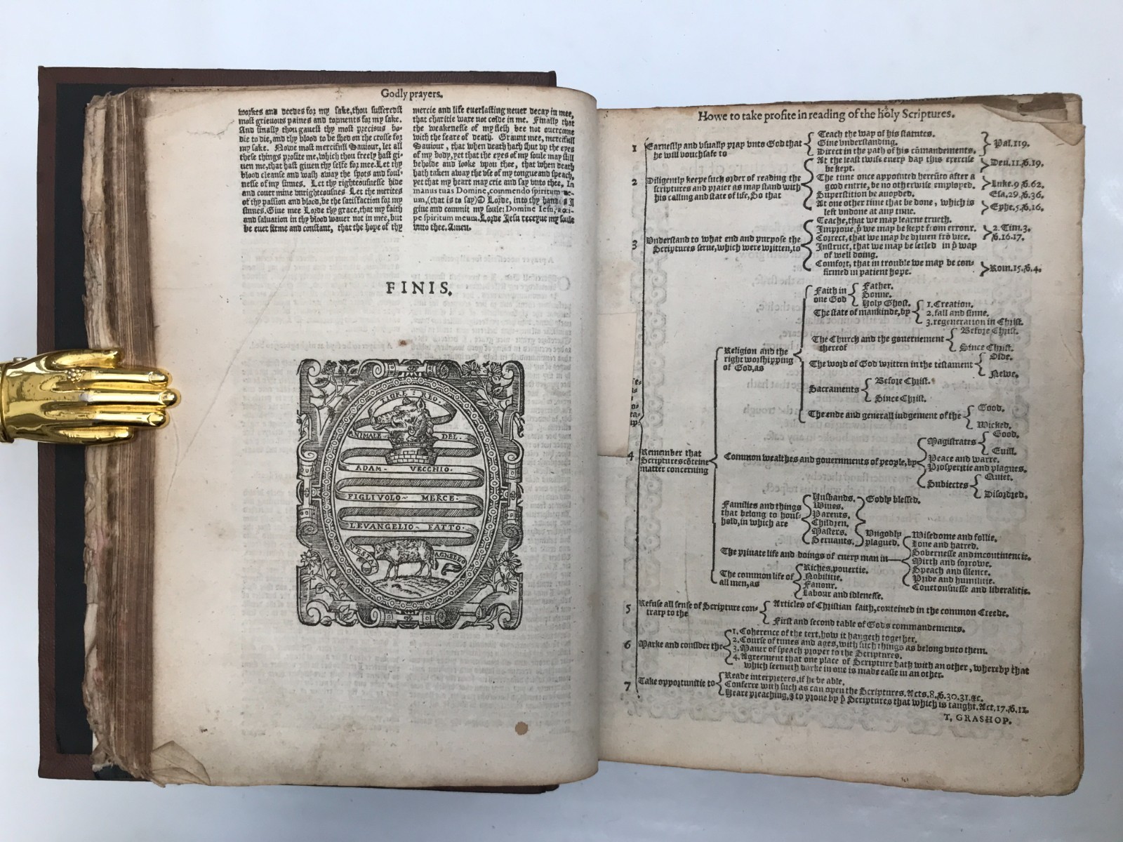 1585 GENEVA BREECHES HOLY BIBLE Old New Testament Apocrypha Concordance Barker*