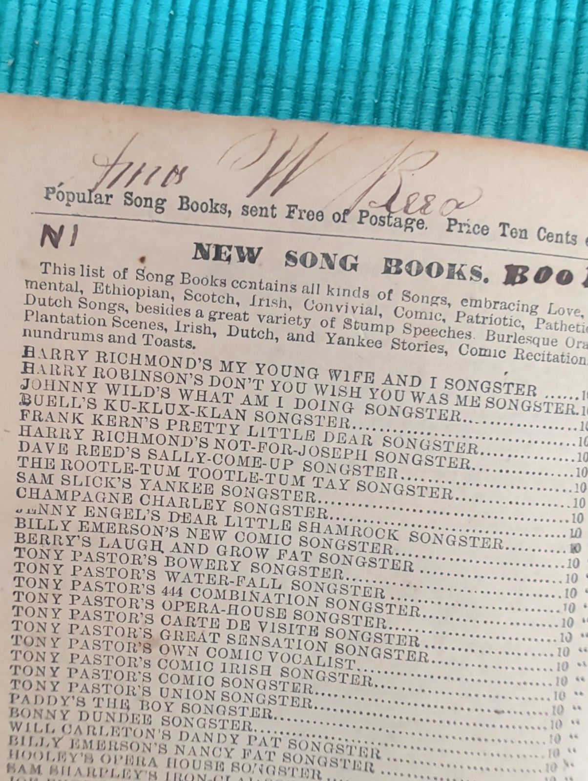 Antique 1867 North’s Book of Love Letters Courtship Marriage Ingoldsby North
