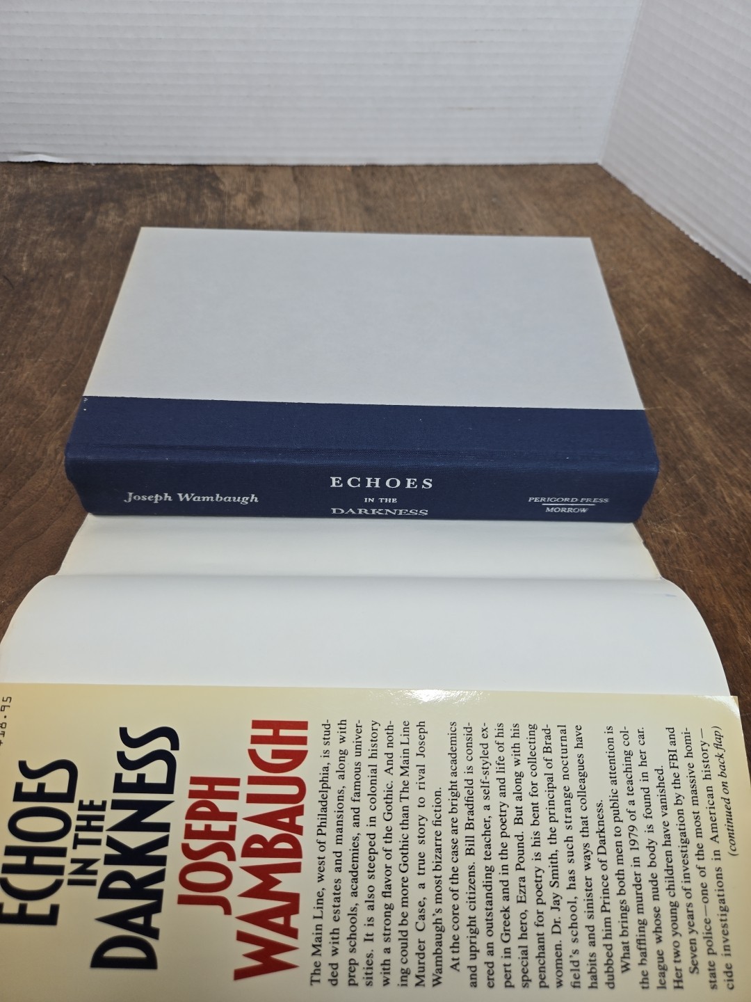 Echoes in the Darkness, by Joseph Wambaugh, HB/DJ 1st Edition