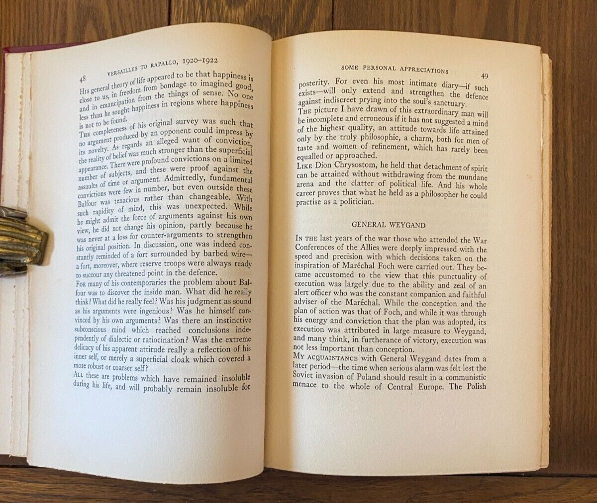 Diary of an Ambassador Versailles to Rapallo 2 Vol 1929 & Rapallo to Dawes 1930