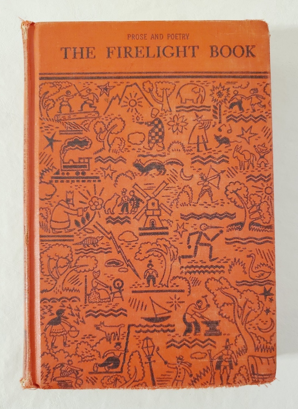 1946 Prose And Poetry FIRELIGHT BOOK AMERICAN HISTORY & LITERATURE Singer Co