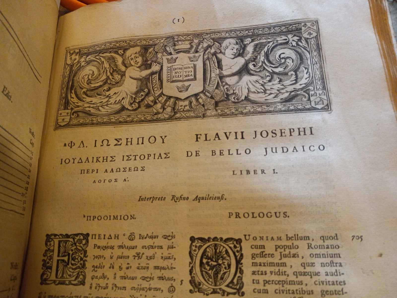 1687-1700 FLAVIUS JOSEPHI HISTORIARUM DE BELLI JUDAICO & ANTIQUITATUM JUDAICARUM