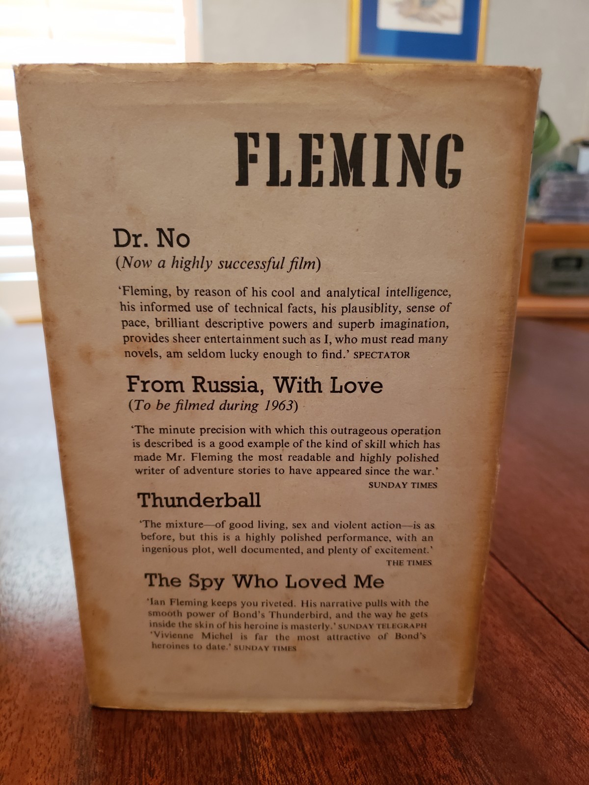 On Her Majesty’s Secret Service by Ian Fleming 1st edition, 1st impression U.K.