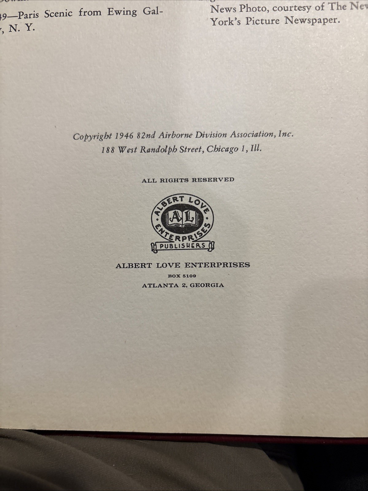1st Edition Saga of the All American – 82nd Division Unit History WWI WWII