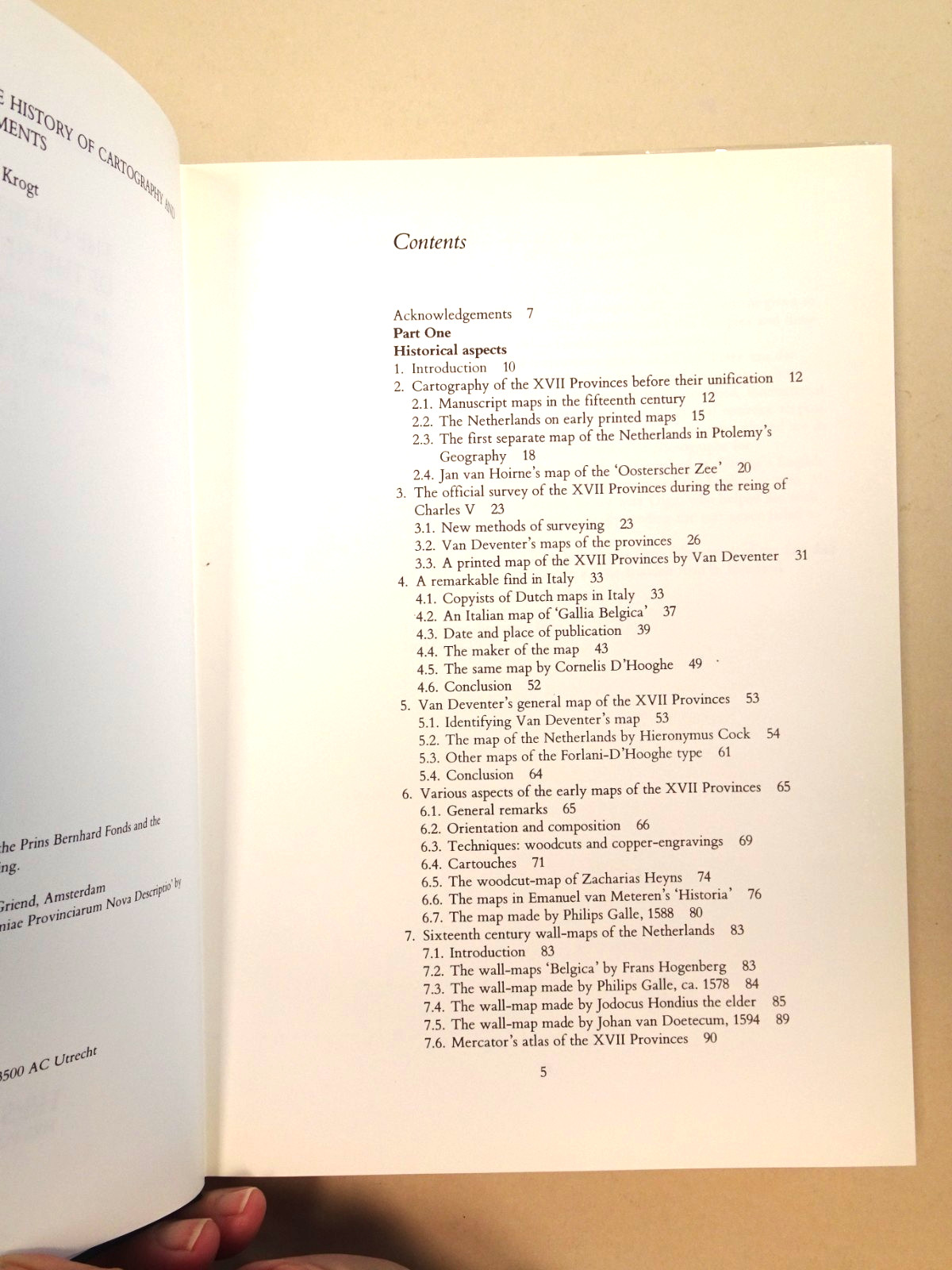 The Oldest Maps of the Netherlands by H. A. M. Van Her Heijden, c, 1987