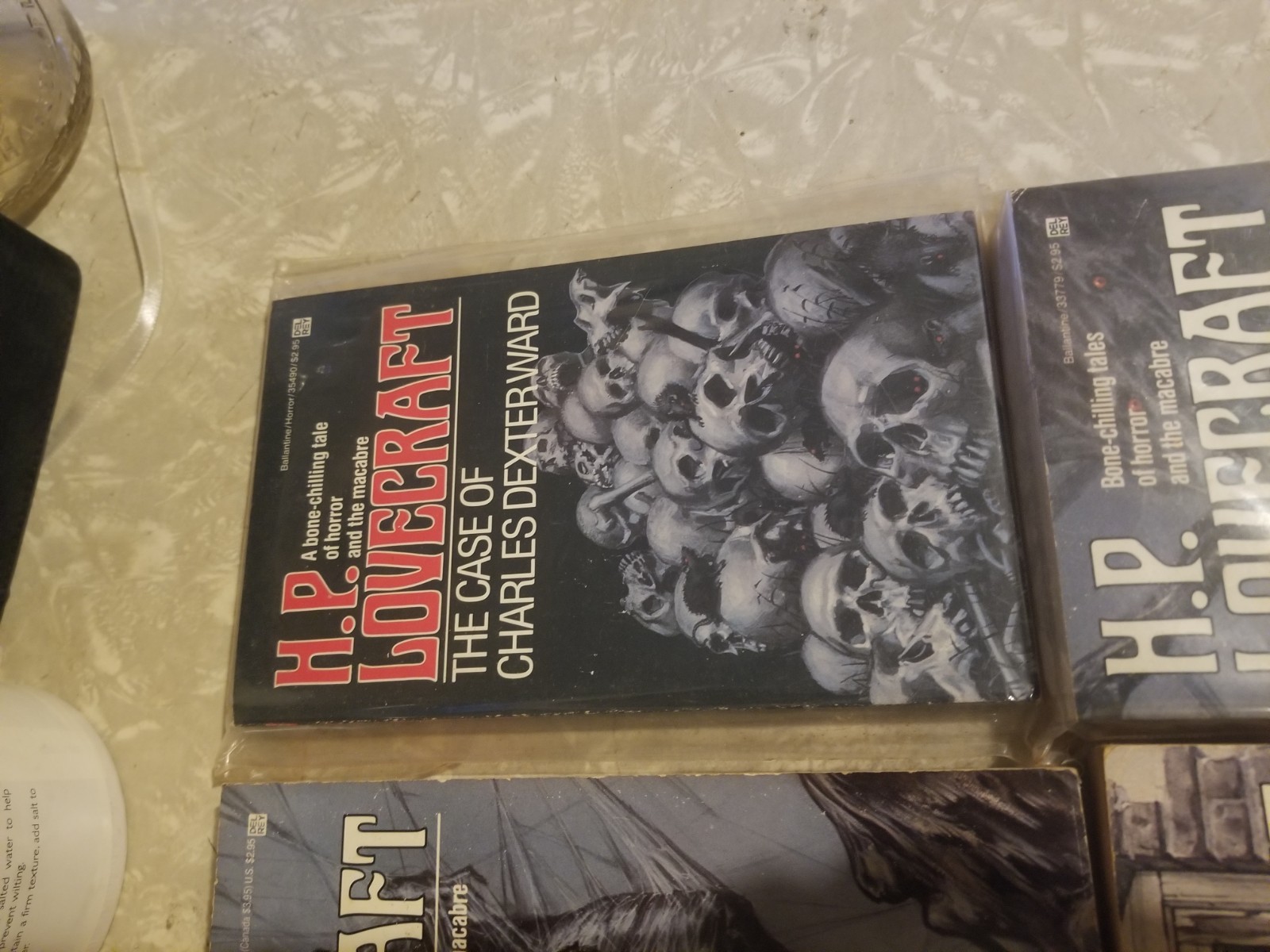 Set of 6 Vintage HP Lovecraft Paperbacks Michael Whelan Cover Art