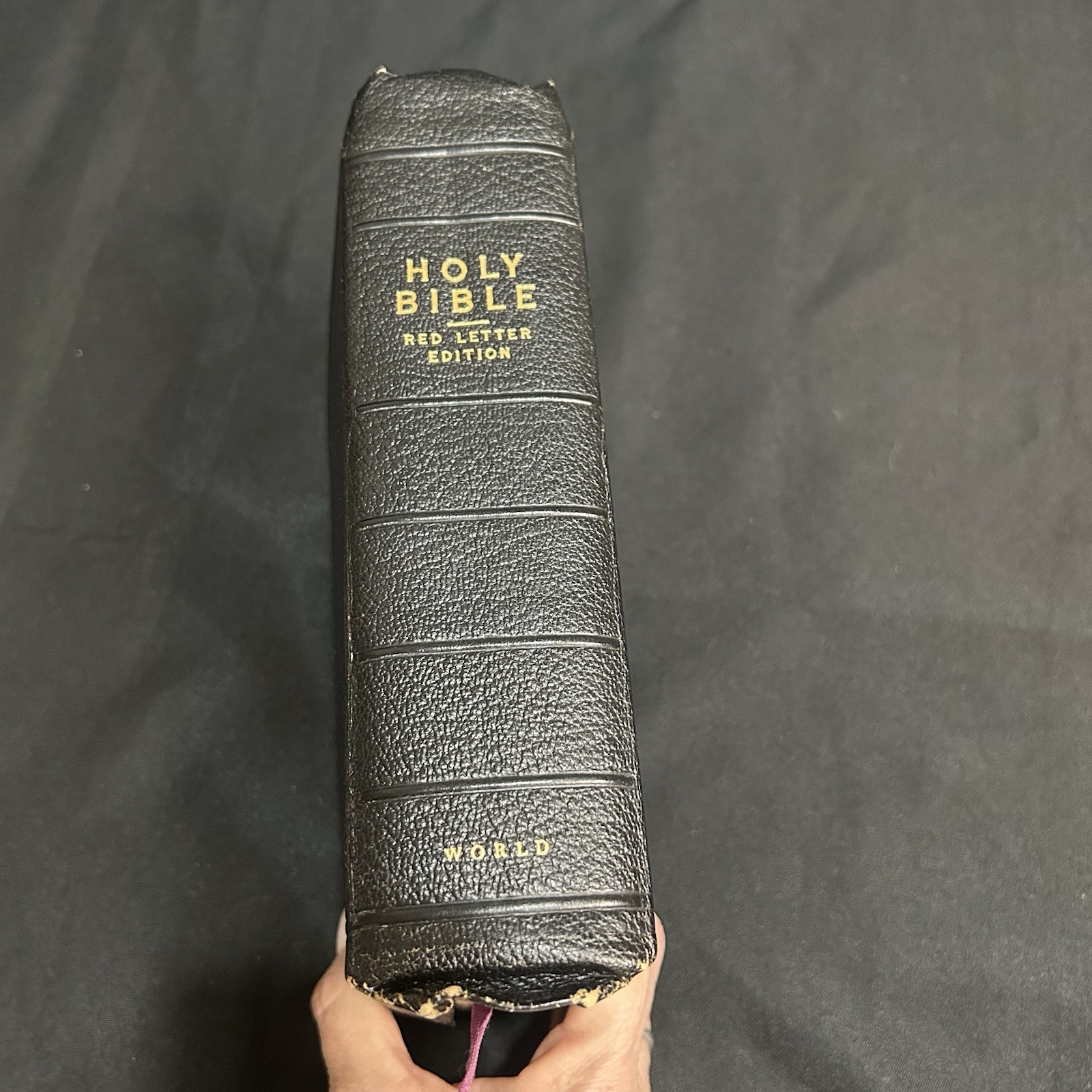1950’s Holy Bible Self-Pronouncing King James Version World Publishing Co