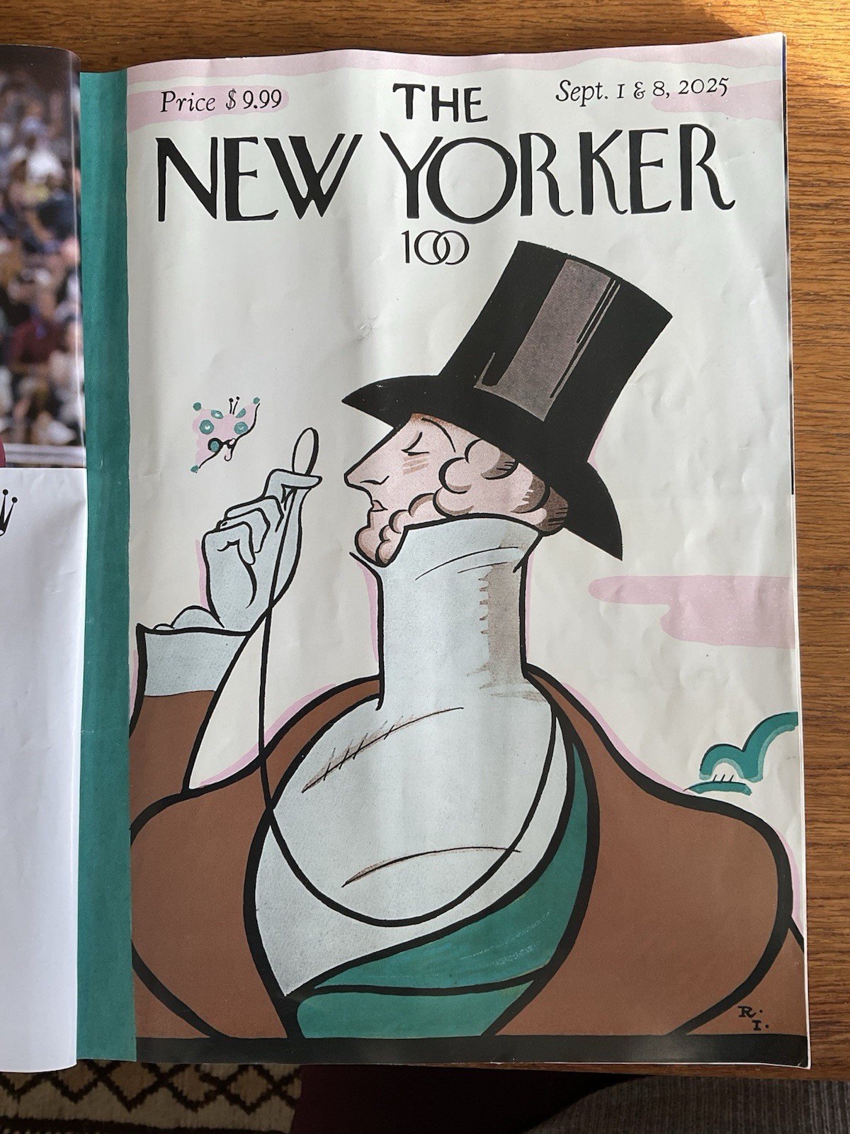 New Yorker 2025 September 1/8~Being Eustace Tilley~Cindy Sherman~Mary Petty~AI