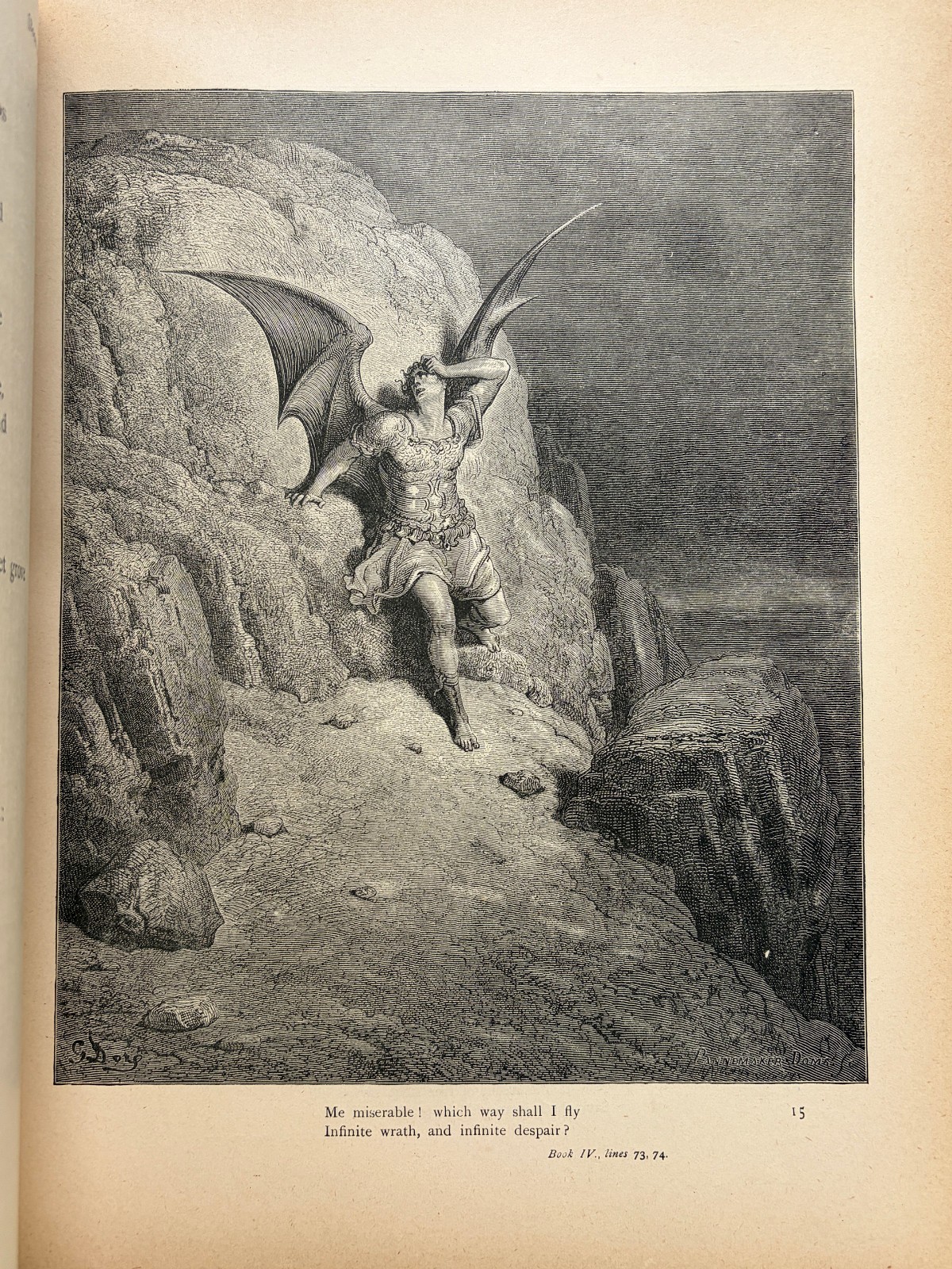 Milton’s Paradise Lost Gustave Doré 1880s-90s Henry Altemus Edition Antique Book