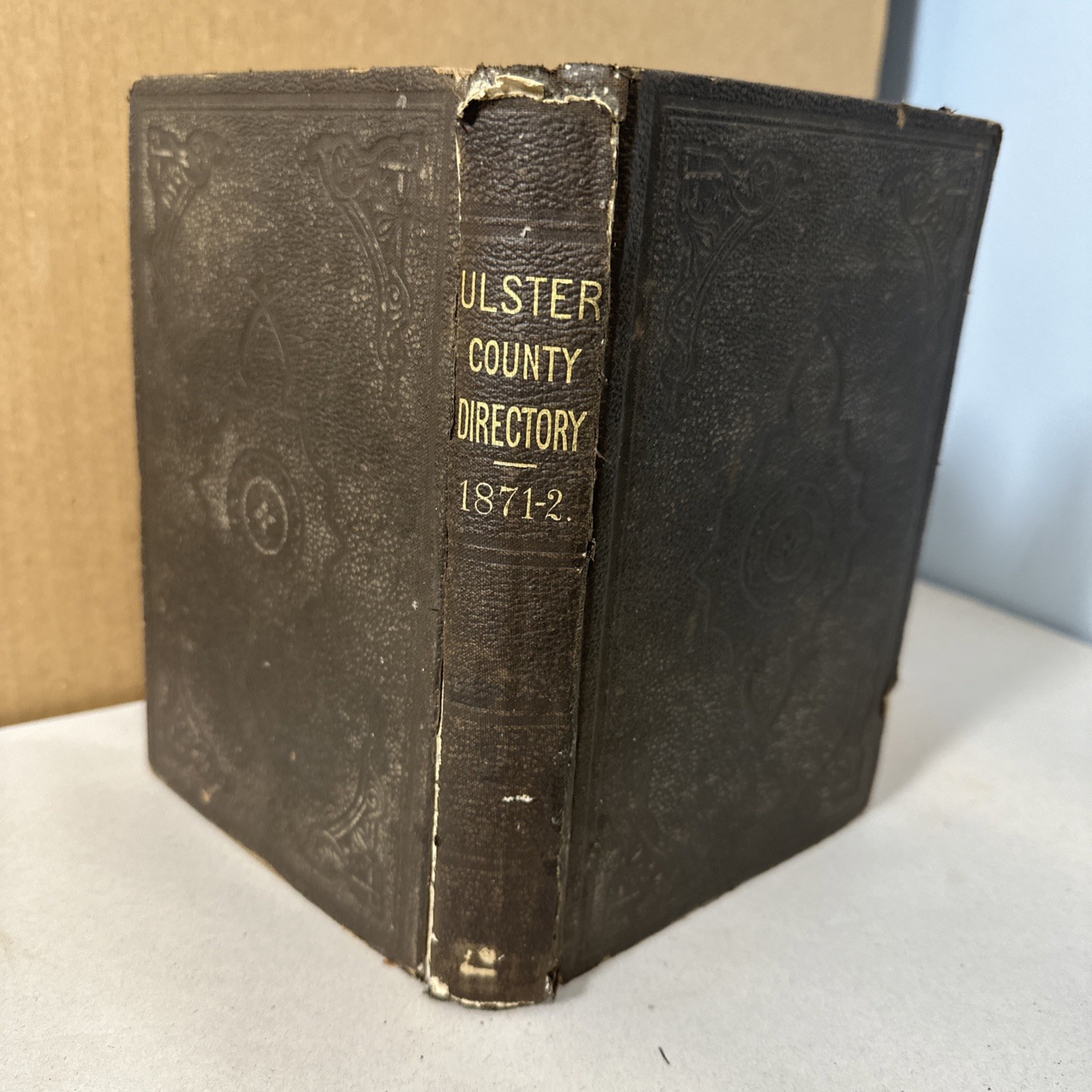 Gazetteer Business Directory Ulster County New York 1871 First Edition Book Map