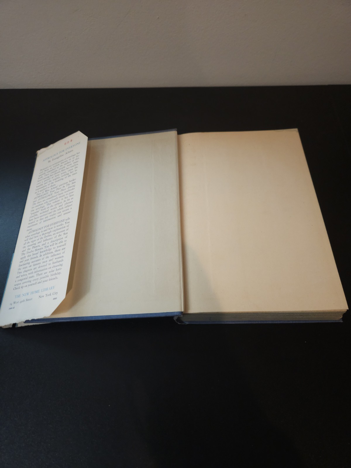 Antique Astrology Book Evangeline Adams Zodiac Signs Planets Houses w/DJ 1931