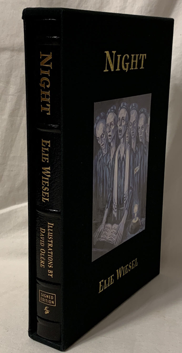 RARE 2012 “Night” Elie Wiesel Easton Press Signed Limited Leather Edition