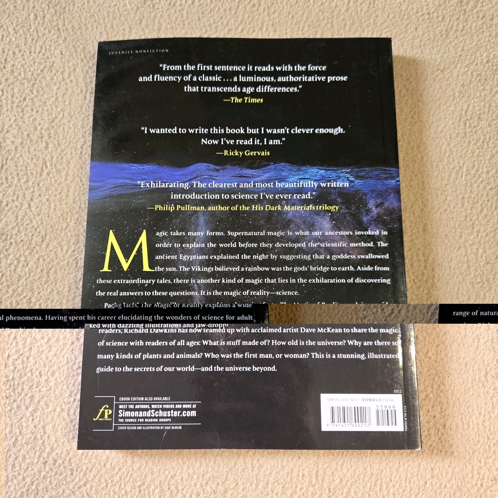 The Magic Of Reality, Richard Dawkins, SIGNED 1st TPB Edition/Printing, 2012