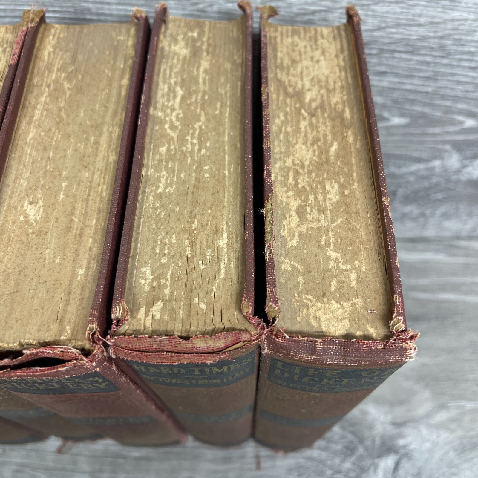 The Works Of Charles Dickens Vintage 1867 1868 Lot David Coperfield Incomplete