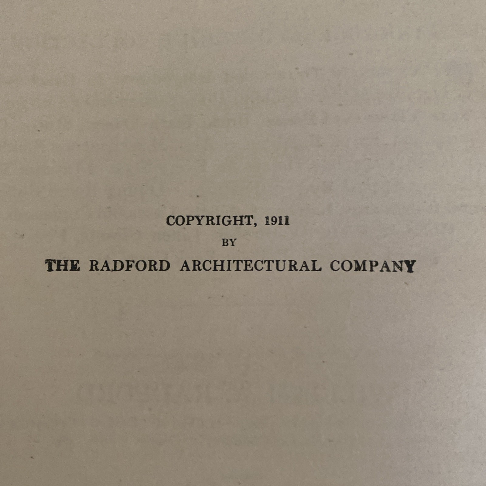 Radford’s Details of Building Construction 185 Plates 1911 Antique Architecture