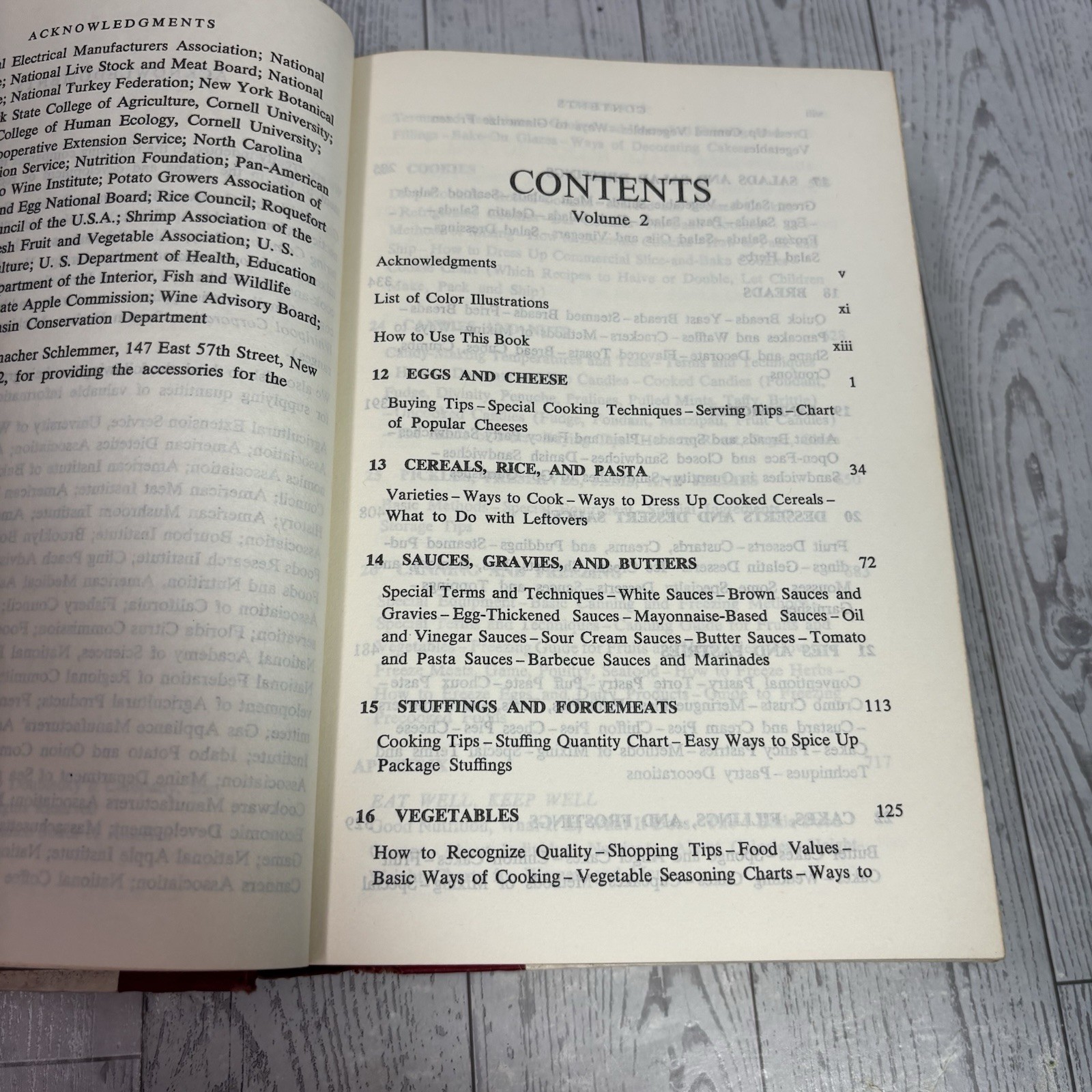 The Doubleday Cookbook. Complete Contemporary Cooking. Volume 2. Vintage. 1975