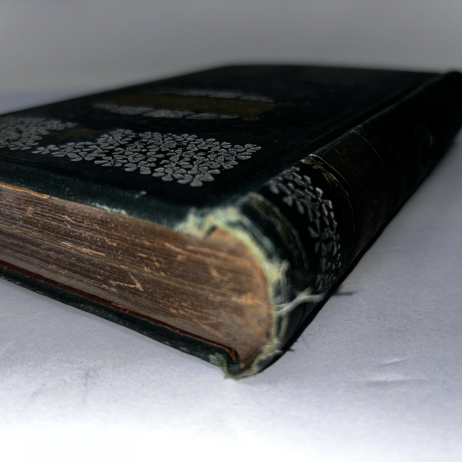 Antique Tennyson Poems Hurst & Co New York Hardcover Victorian Book As Is