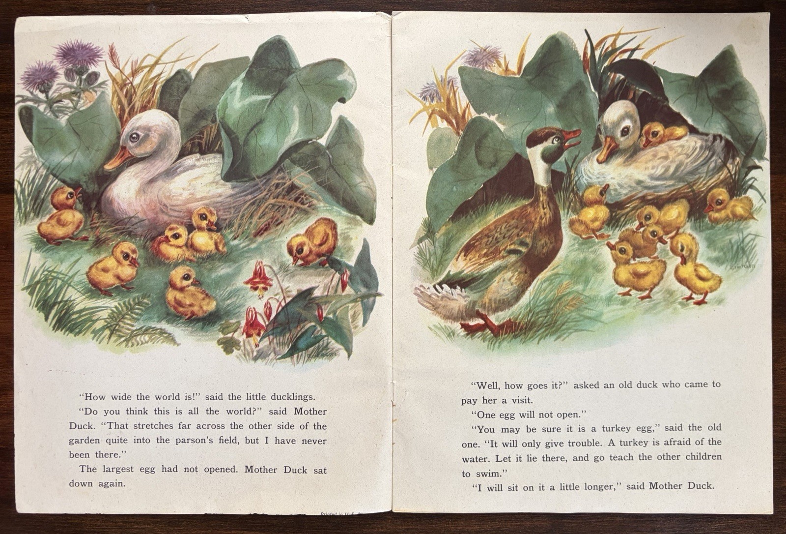 The Ugly Ducking By Phoebe Erickson, Vintage 1946 Children’s Press Paperback
