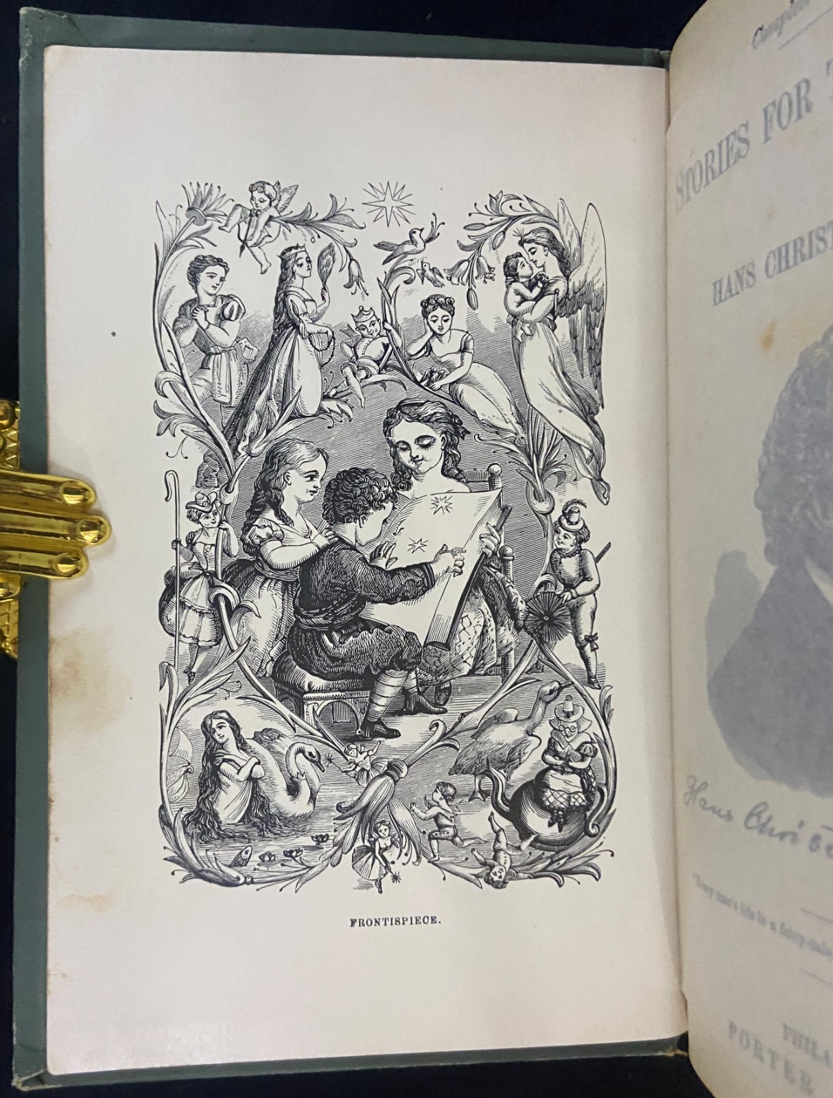 ANDERSEN’S FAIRY TALES Stories for the Household: Antique Victorian Book