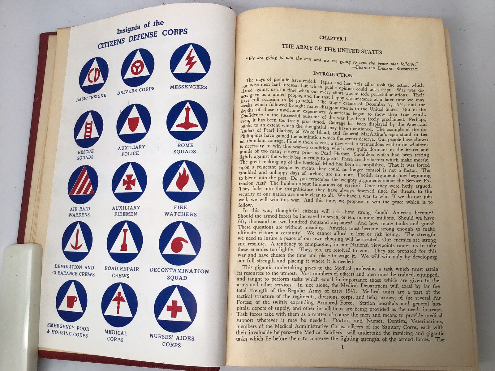 1942 Military Medical Book 5th Ed HB Maps Illustrated Harrisburg PA USA (43)