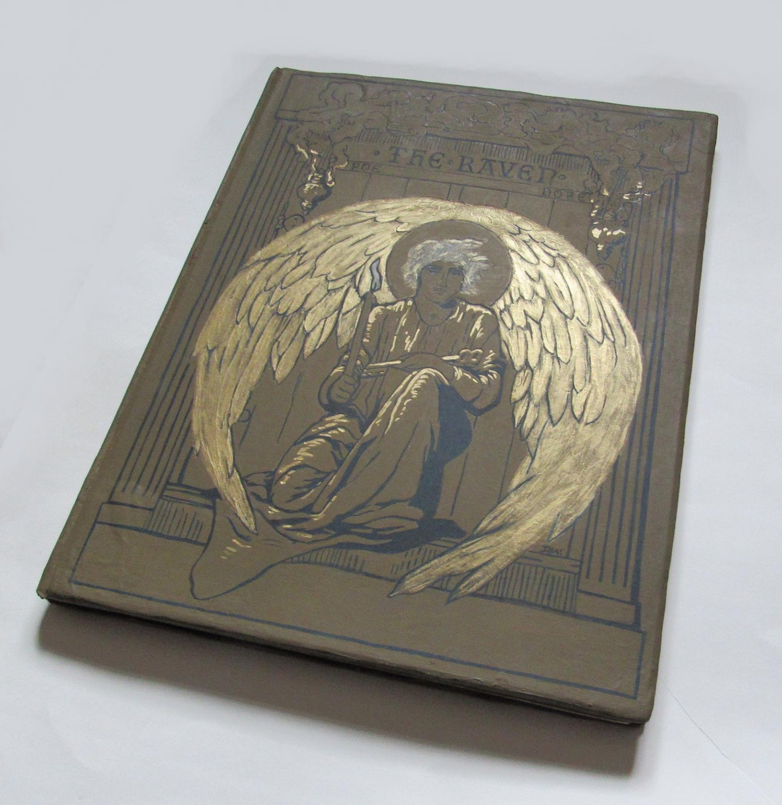 THE RAVEN – EDGAR ALLAN POE – GUSTAVE DORE – 1884 – FORREST ACKERMAN COLLECTION