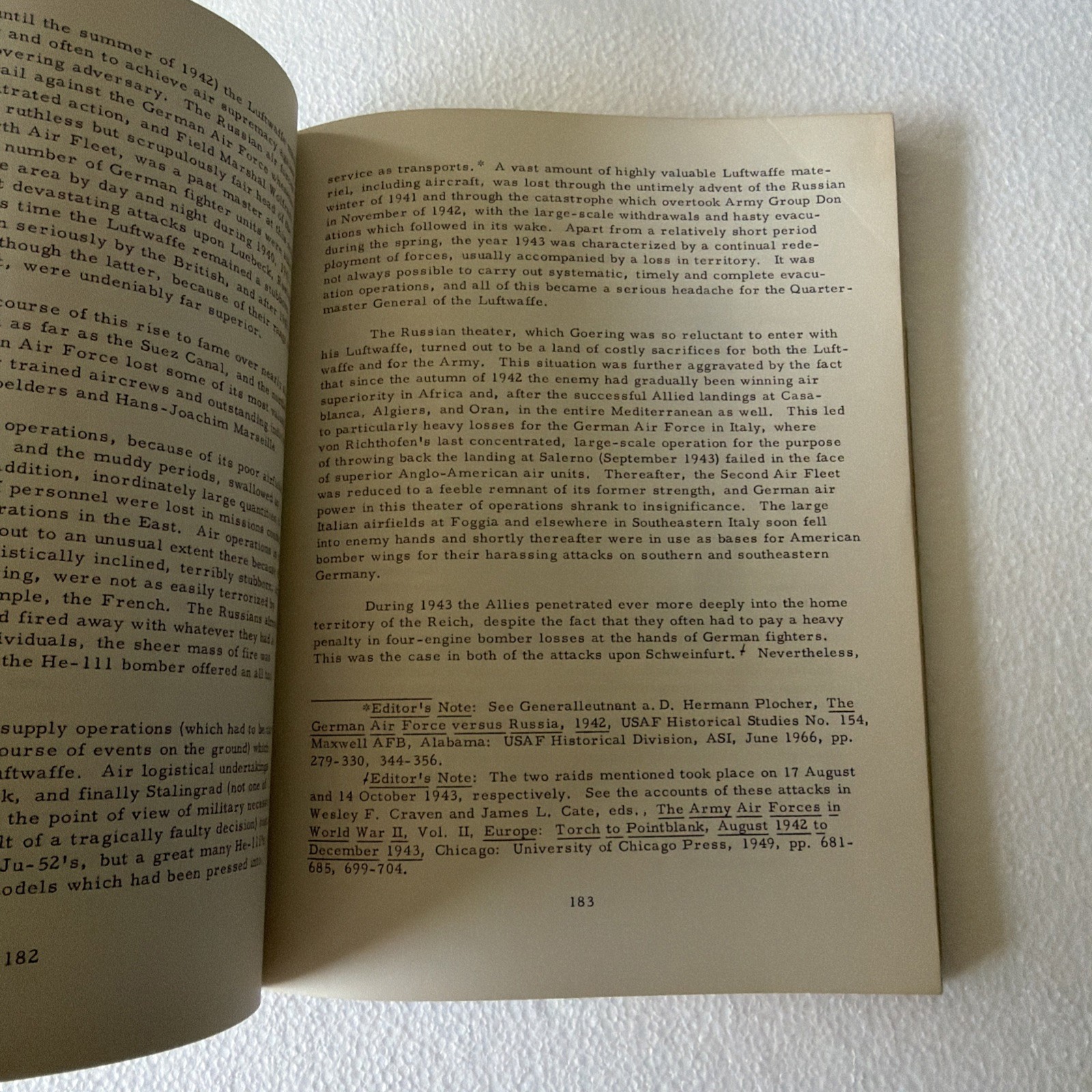 Command and Leadership in the German Air Force by Richard Suchenwirth 1969