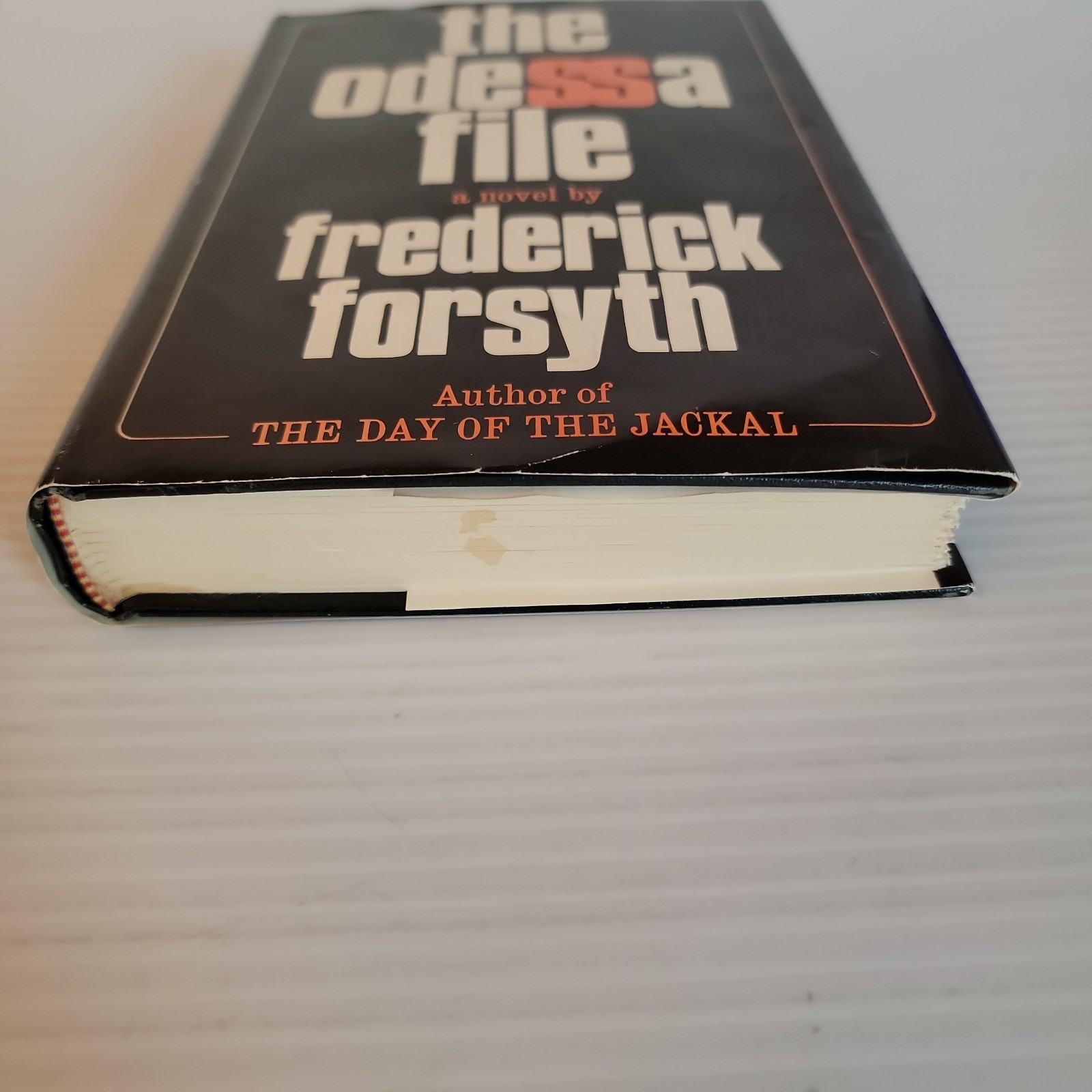 The Odessa File Frederick Forsyth HC DJ BCE 1972 Viking Press Thriller