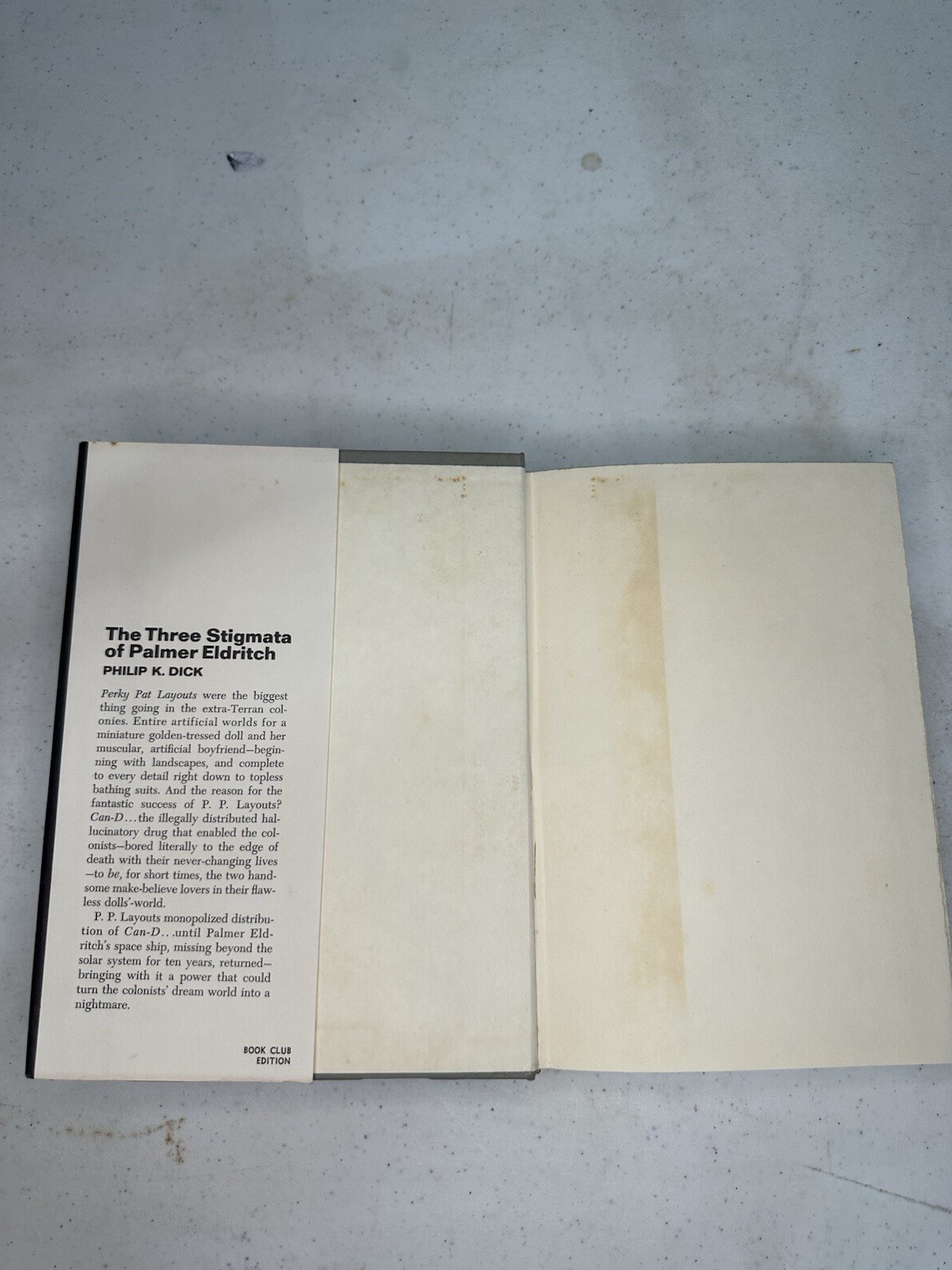 The Three Stigmata of Palmer Eldritch Philip K Dick 1965 Hardcover DJ BCE SFBC