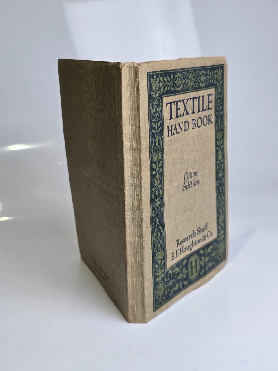 Textile Hand Book by E. F. Houghton & Co. 1925 Edition HC Book