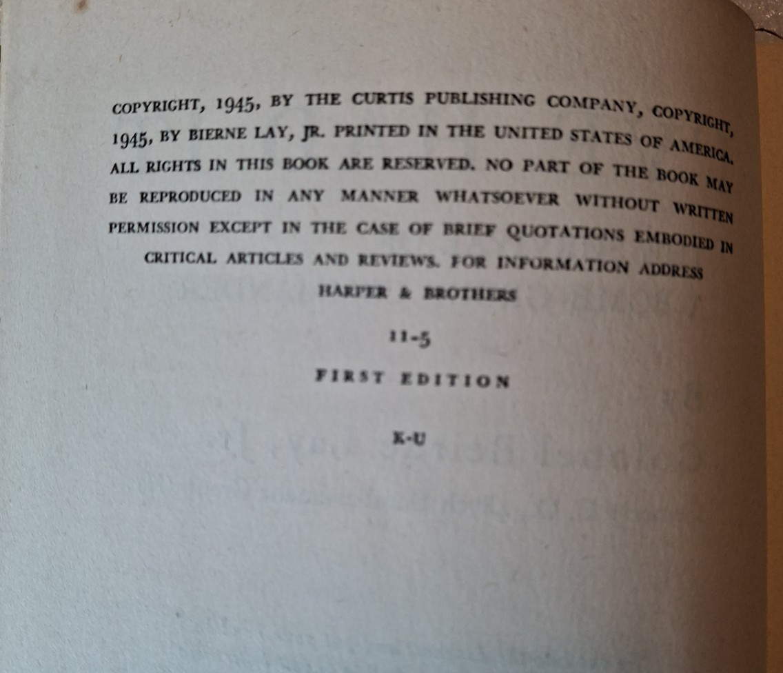 I’VE HAD IT: The Survival of a Bomb Group Commander-COL. BEIRNE LAY, Jr.-1st Ed.
