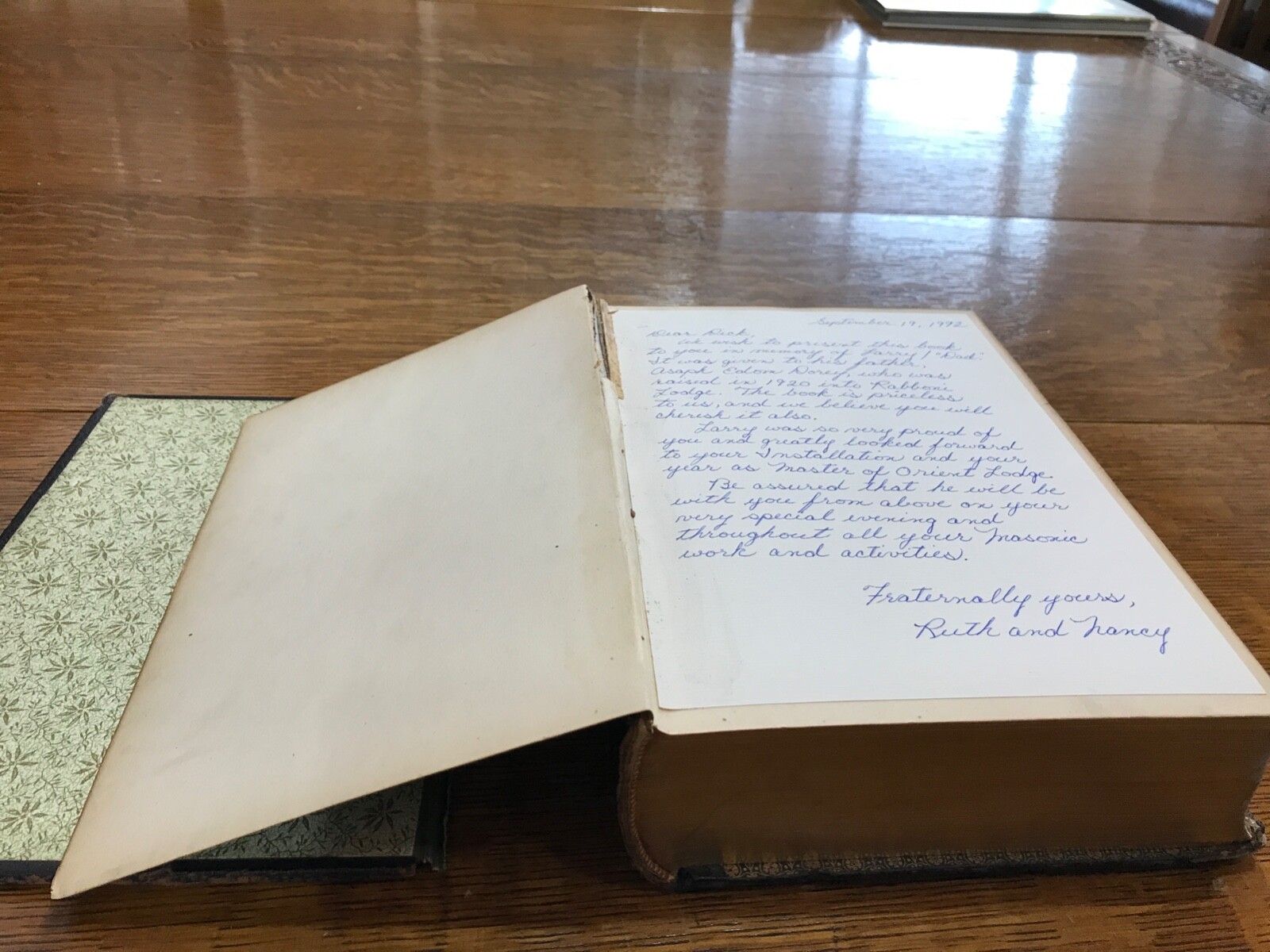 1920 History of the Ancient and Honorable Fraternity of Free and Accepted Masons