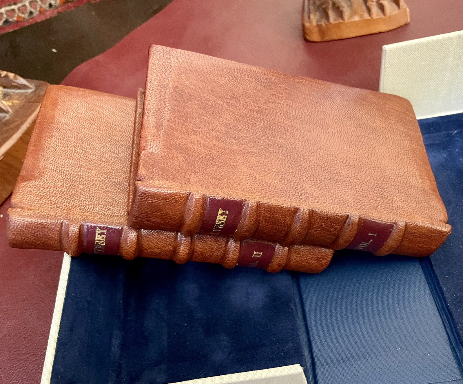 The Odyssey – Homer – Alexander Pope (1795) Leather Bookbinding and Box