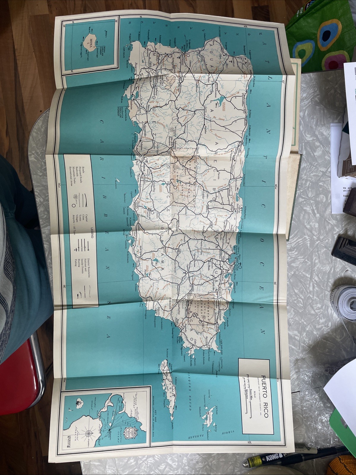 1940 WPA 1st edition: PUERTO RICO, A GUIDE TO THE ISLAND OF BORIQUEN