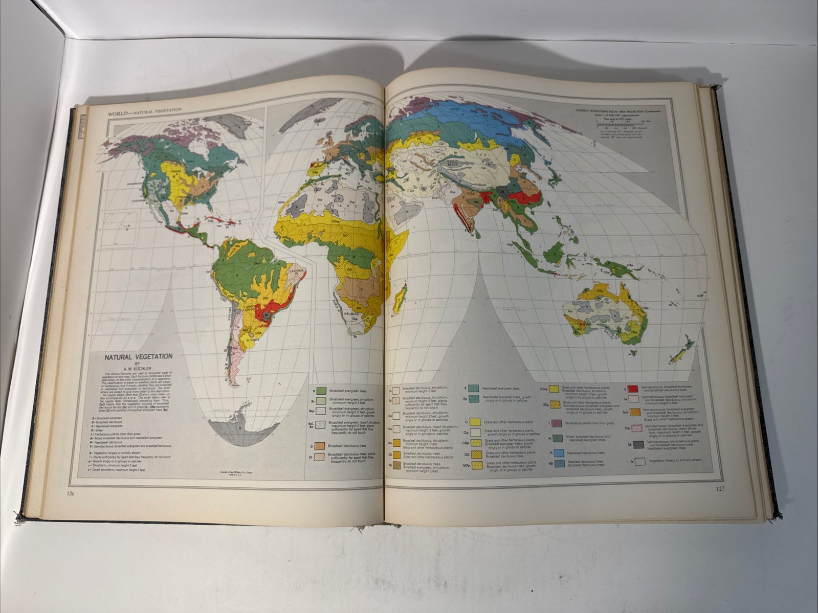 Rand McNally Cosmopolitan World Atlas 2nd Edition 1951 Vintage Hardcover