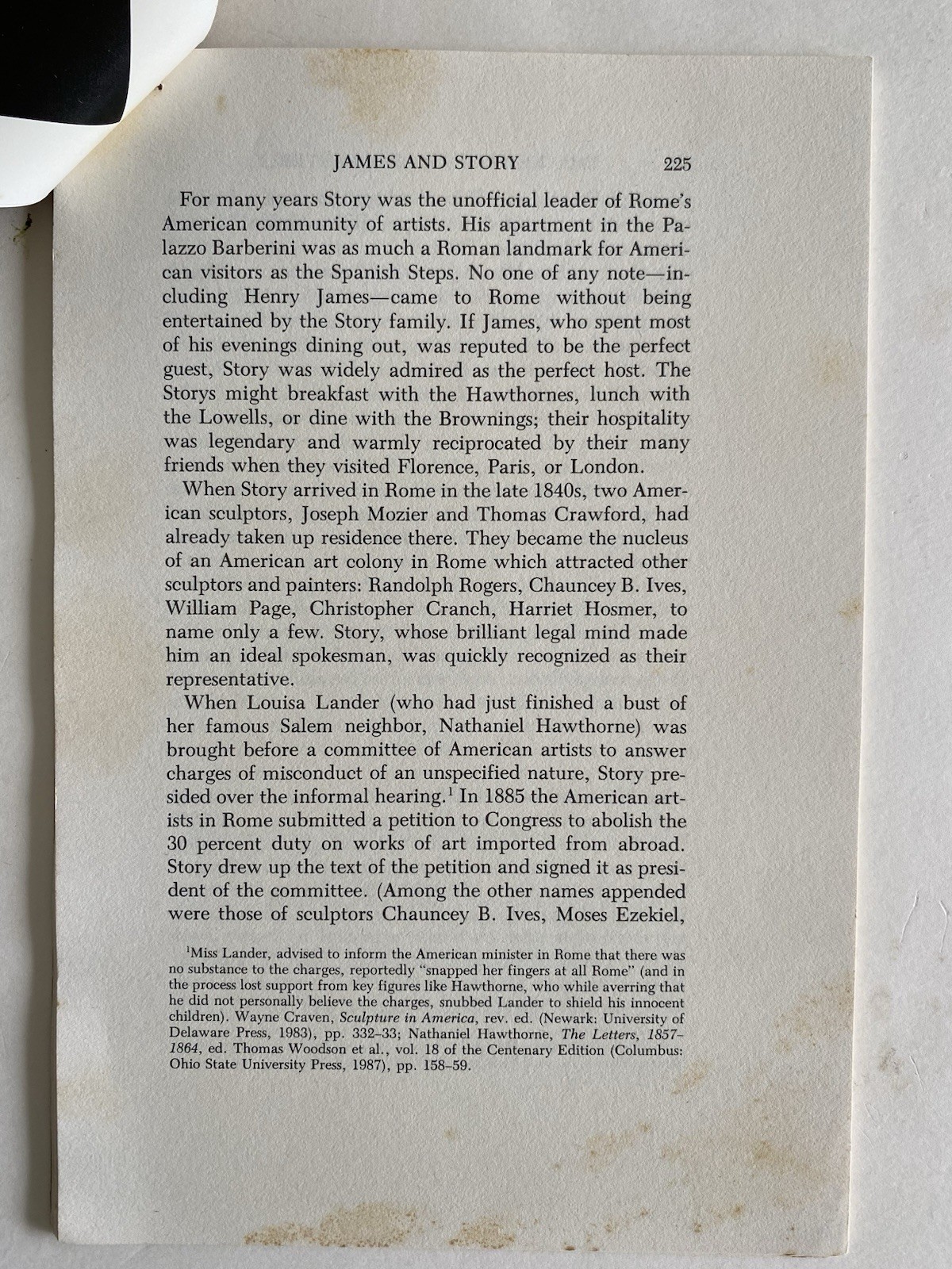 Rare Author Inscribed Offprint From The New England Quarterly By Daniel Stempel