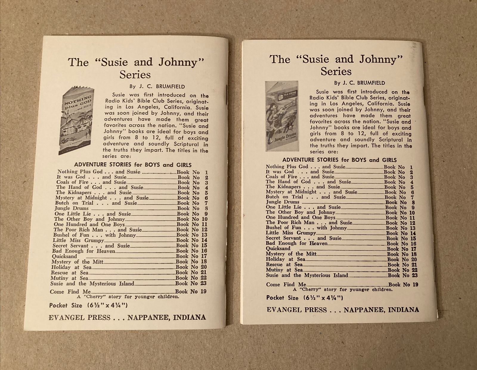 Religious Book/Pamphlet Lot of 11-Vintage 1940’s – J.C. Brumfield & Clyde Dennis