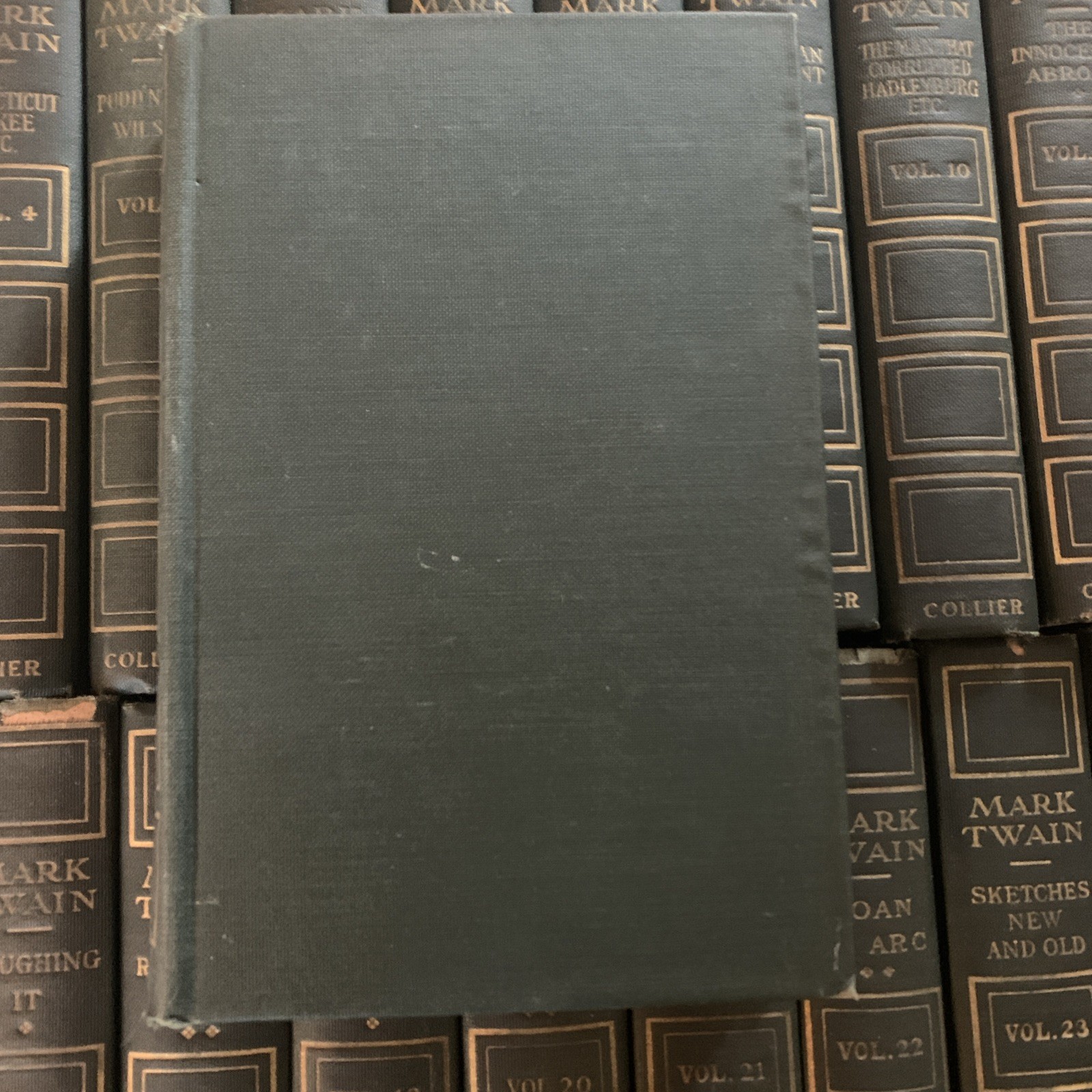 Mark Twain: Author’s National Edit. 25-Volume Antique Set Collier Harper Bros