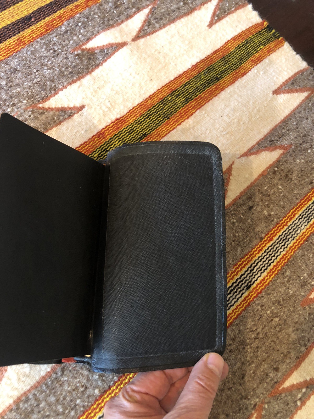 Antique Holy Bible KJV Holman Reference Edition Black Morocco Lthr., Indexed