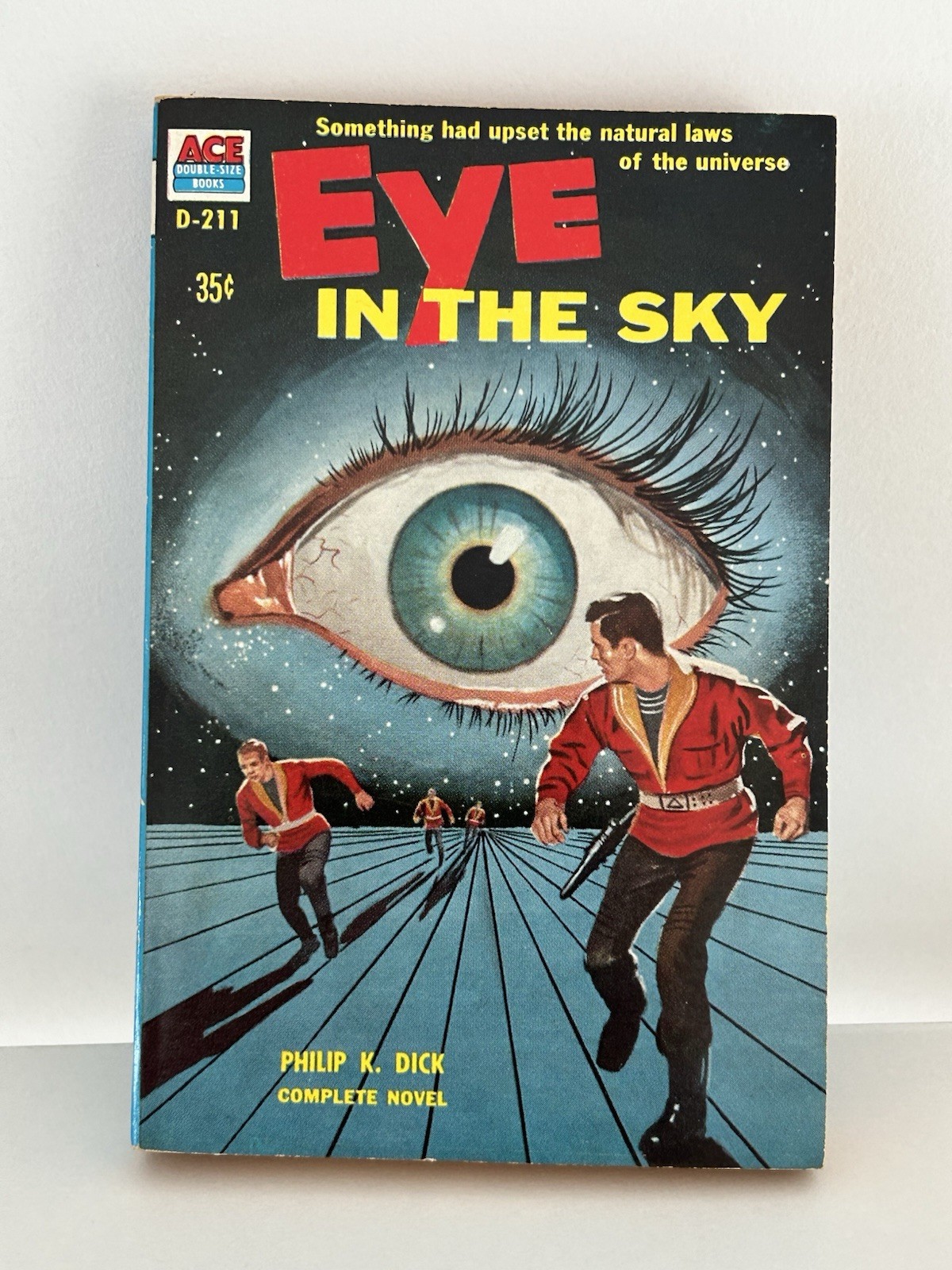 Philip K Dick EYE IN THE SKY Ace D-211 1957 First Edition PRISTINE Flat Spine