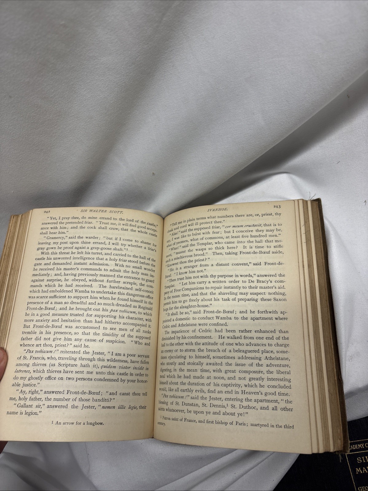 Ivanhoe Sir Walter Scott Book 1899 Schreiber American Book Co. Vtg