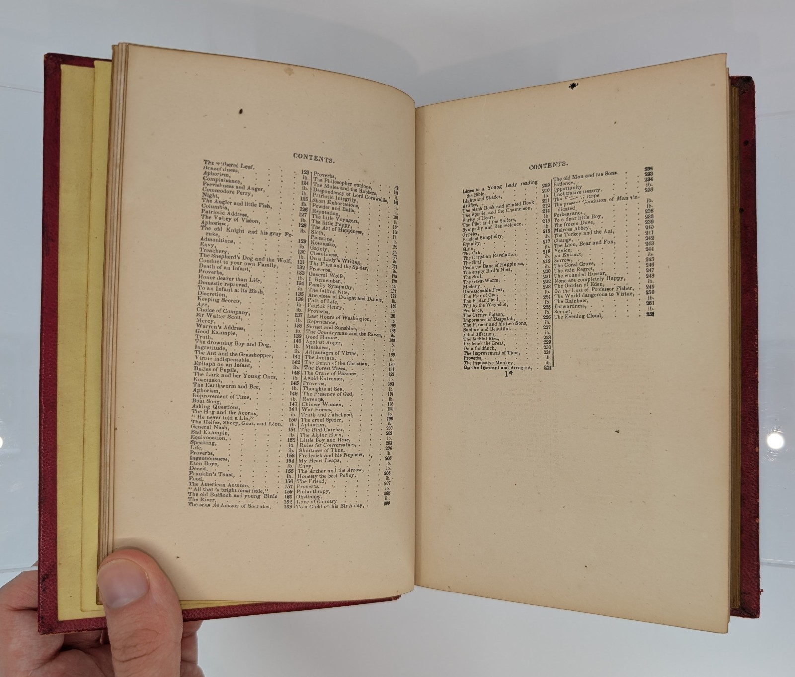 The Rosebud c. 1860s Antique Victorian Illustrated Leather Gift Book