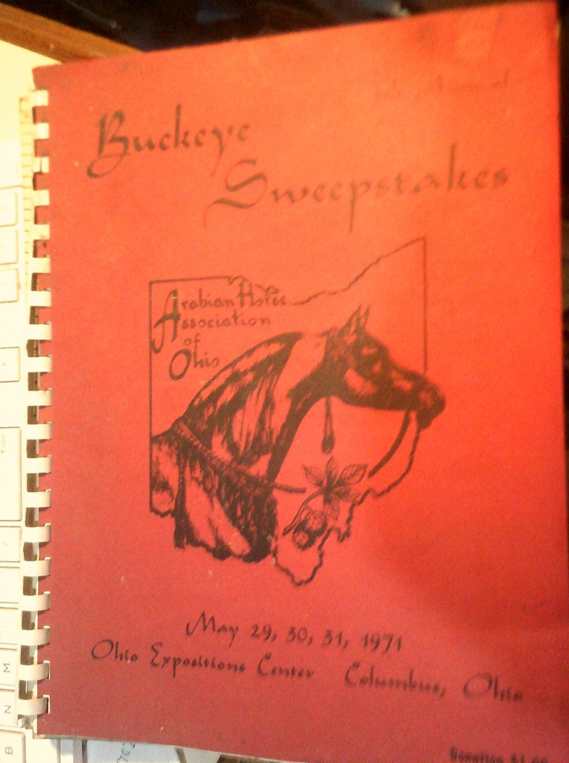 Buckeye Sweepstakes 8th Annual May 1971 Arabian Horse Association of Ohio #2