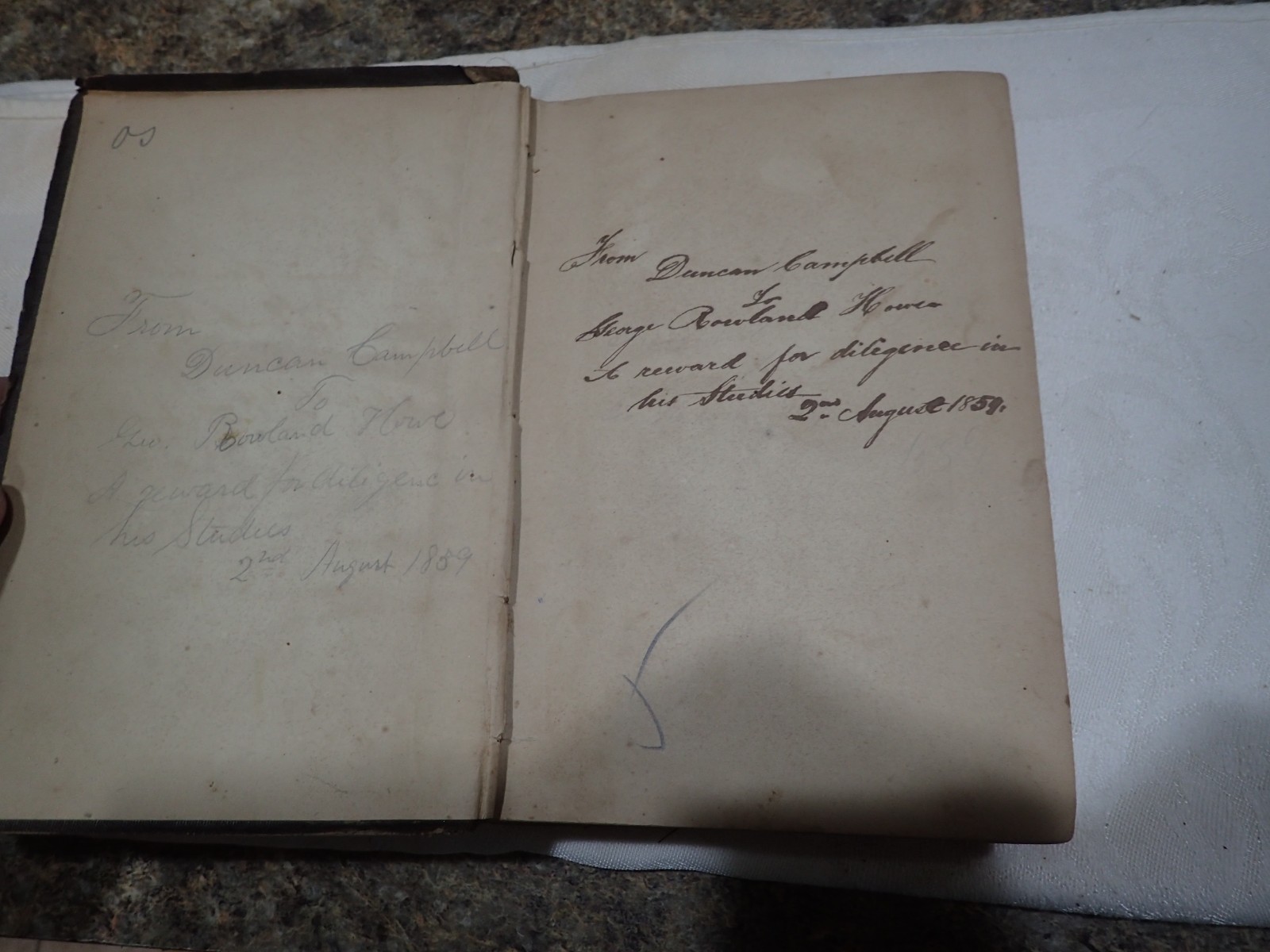Antique hardcover Book Works of Dean Swift Gulliver’s Travels from 1859 damage